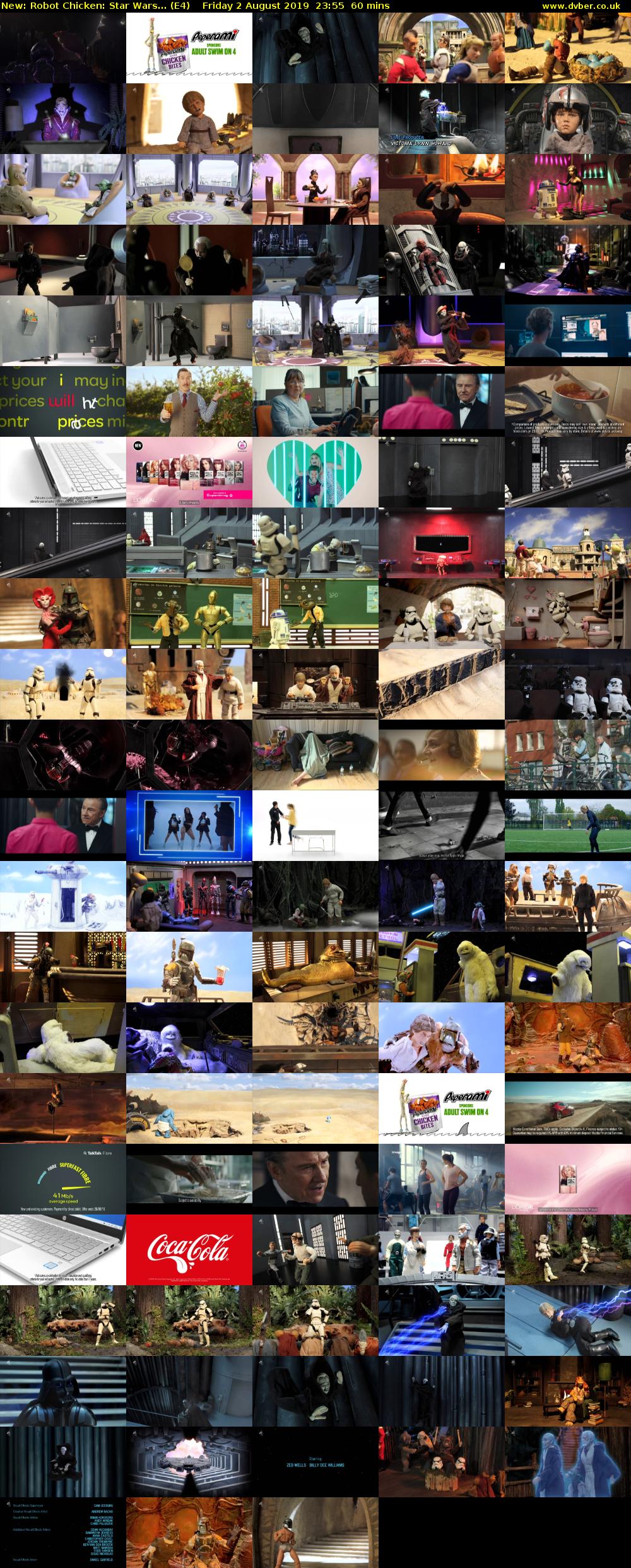 Robot Chicken: Star Wars... (E4) Friday 2 August 2019 23:55 - 00:55