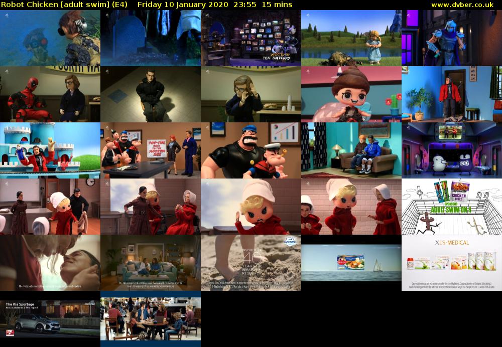 Robot Chicken [adult swim] (E4) Friday 10 January 2020 23:55 - 00:10