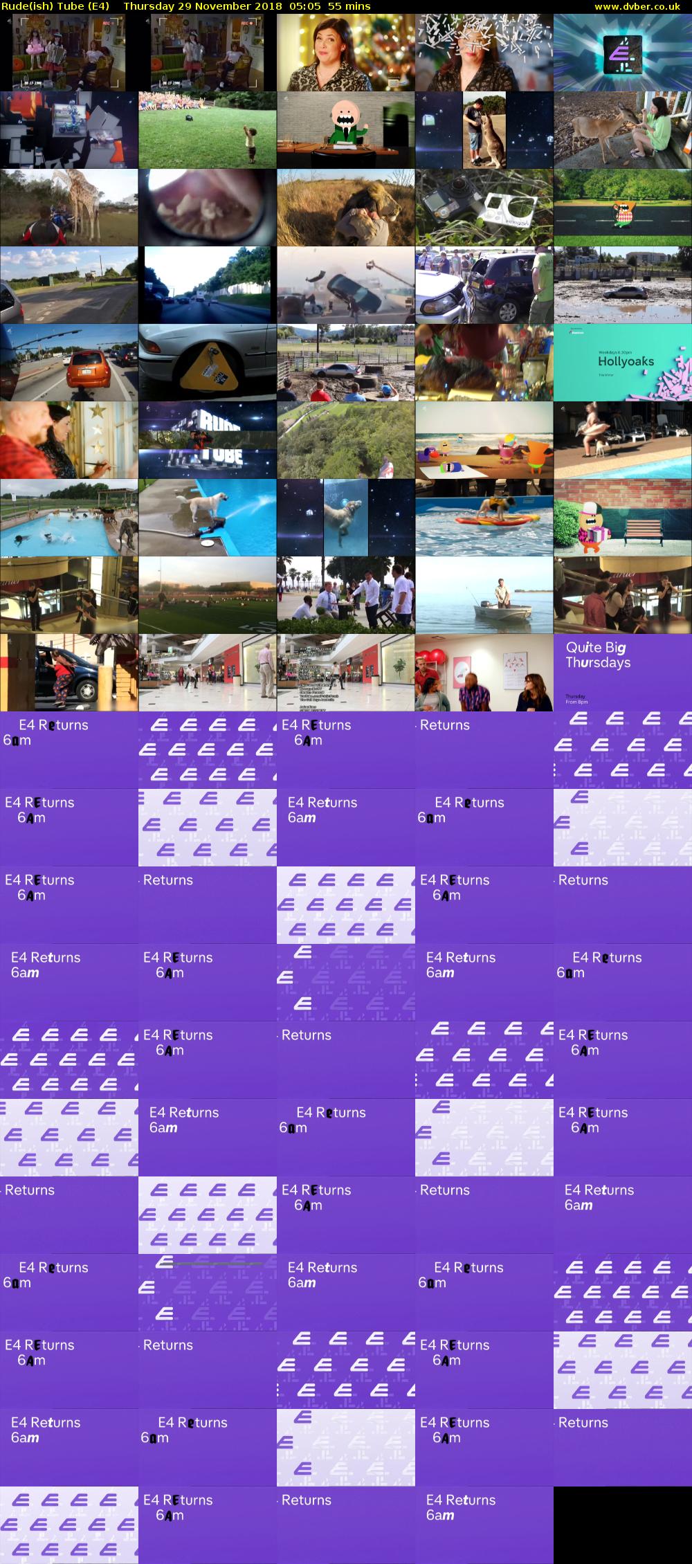 Rude(ish) Tube (E4) Thursday 29 November 2018 05:05 - 06:00