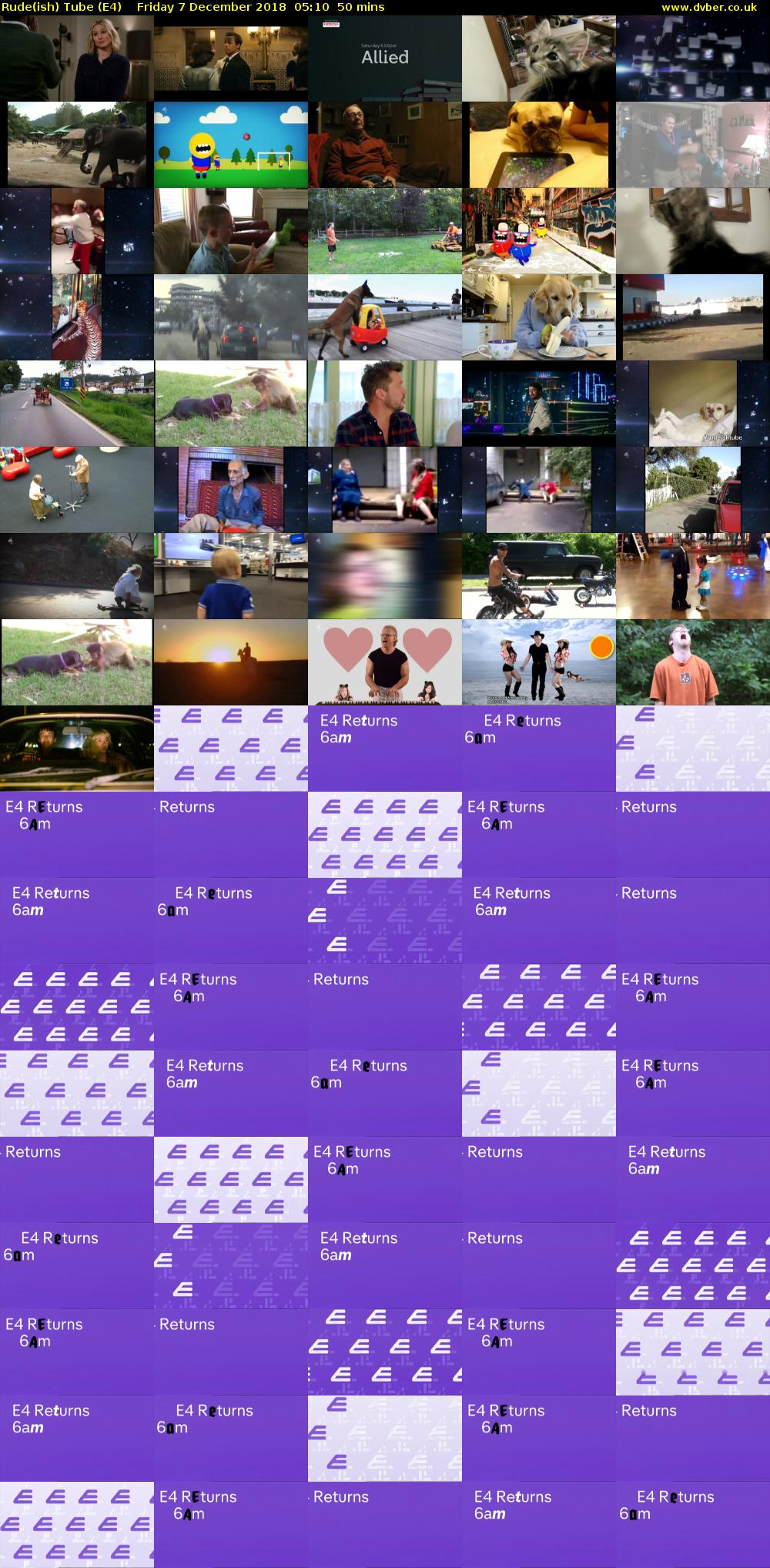 Rude(ish) Tube (E4) Friday 7 December 2018 05:10 - 06:00