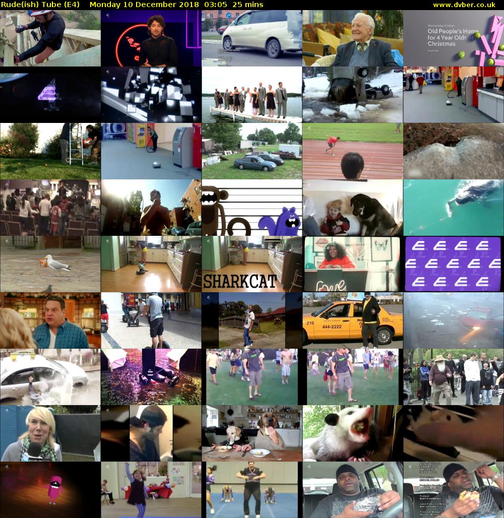 Rude(ish) Tube (E4) Monday 10 December 2018 03:05 - 03:30