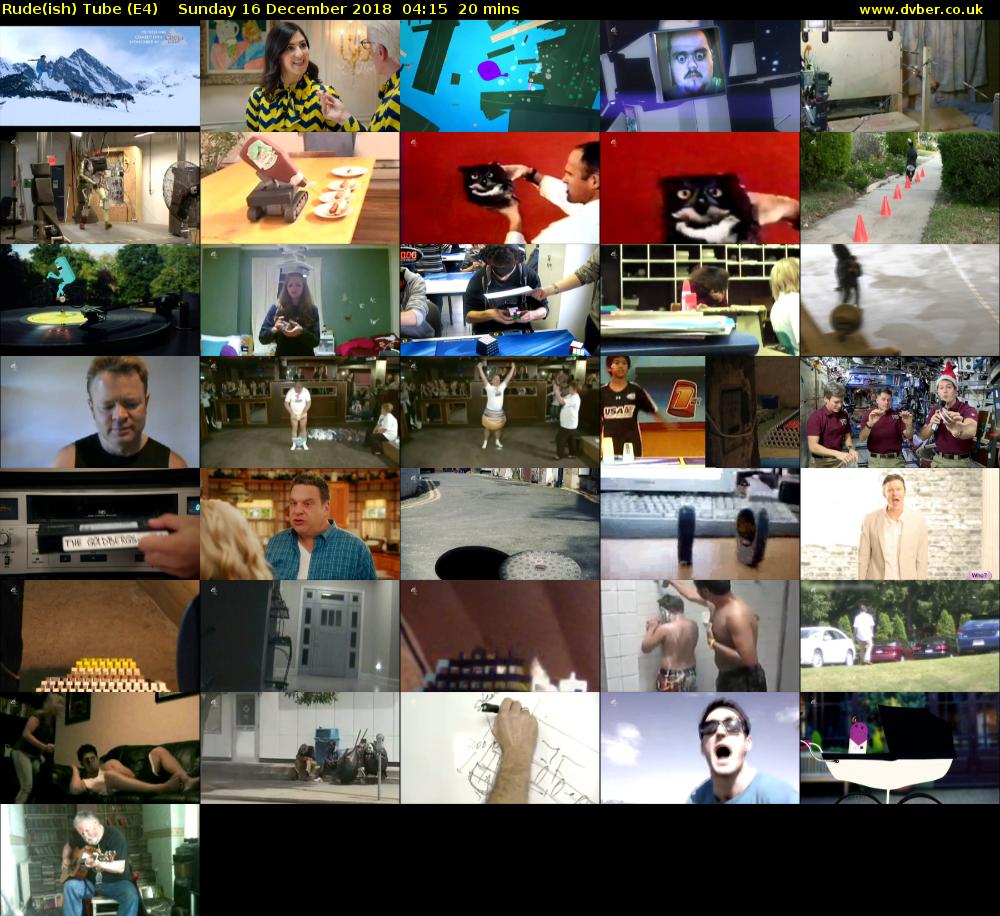 Rude(ish) Tube (E4) Sunday 16 December 2018 04:15 - 04:35