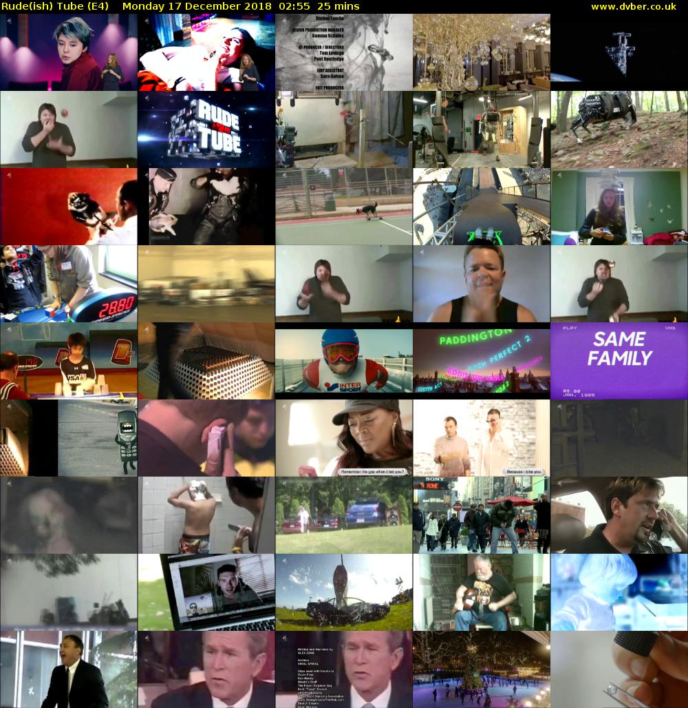 Rude(ish) Tube (E4) Monday 17 December 2018 02:55 - 03:20