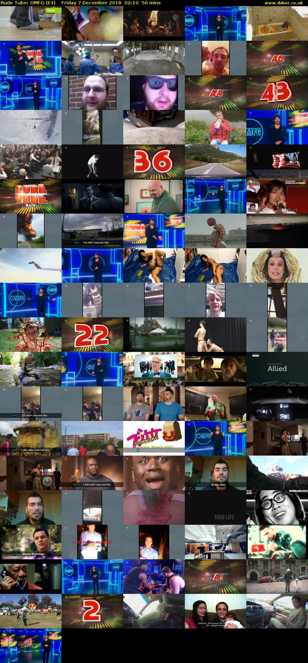 Rude Tube: OMFG (E4) Friday 7 December 2018 02:10 - 03:00