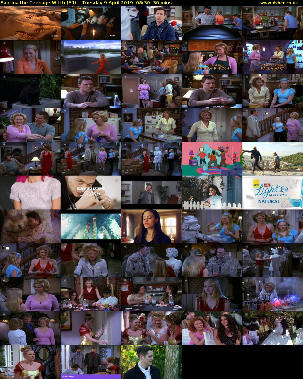 Sabrina the Teenage Witch (E4) Tuesday 9 April 2019 08:30 - 09:00