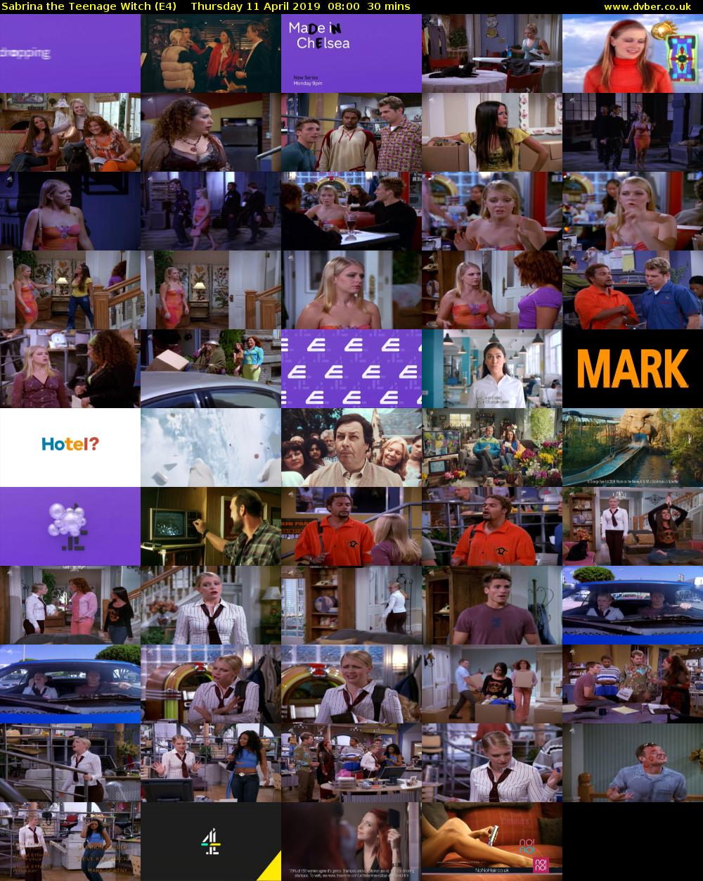 Sabrina the Teenage Witch (E4) Thursday 11 April 2019 08:00 - 08:30