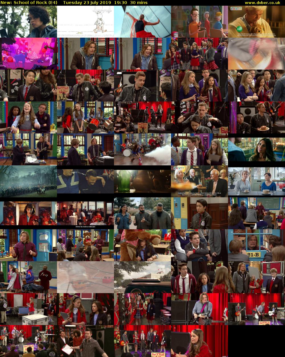 School of Rock (E4) Tuesday 23 July 2019 19:30 - 20:00