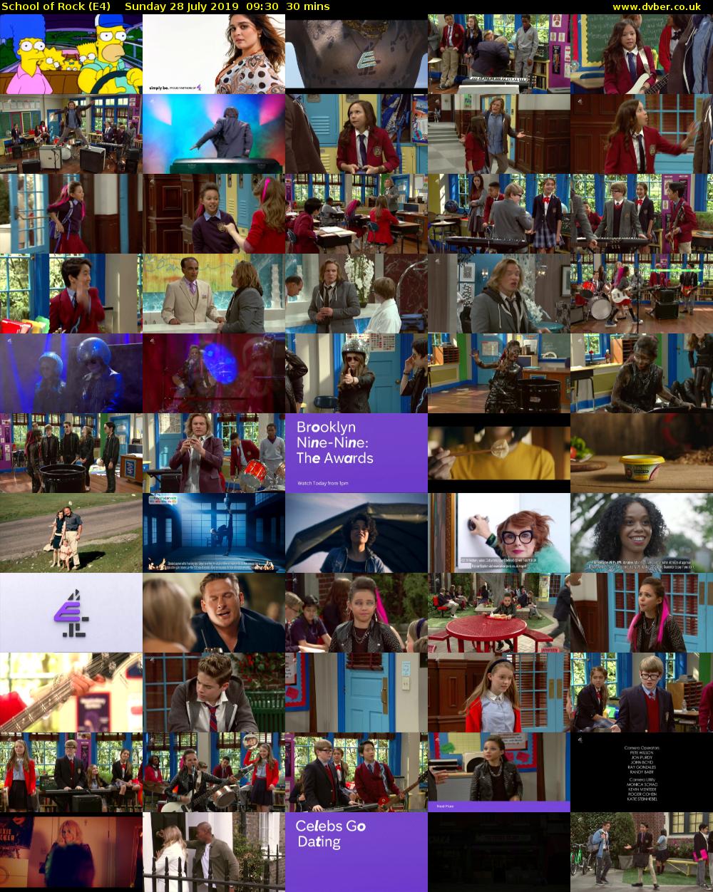 School of Rock (E4) Sunday 28 July 2019 09:30 - 10:00
