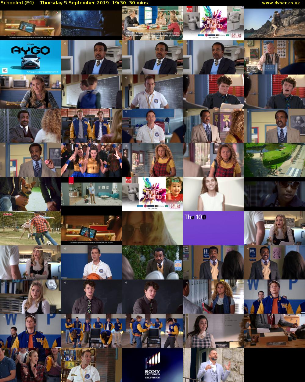 Schooled (E4) Thursday 5 September 2019 19:30 - 20:00