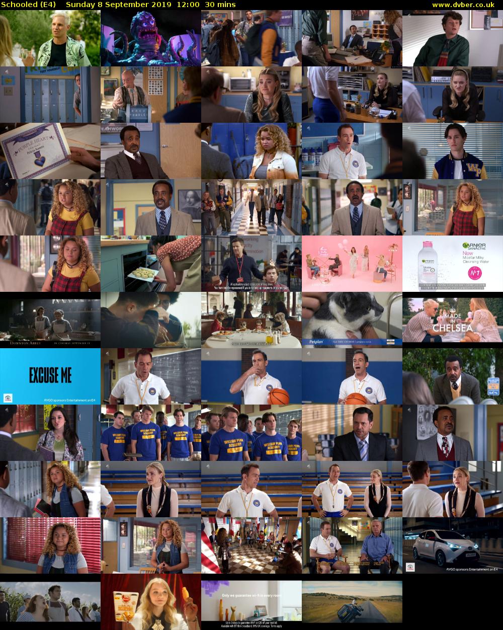 Schooled (E4) Sunday 8 September 2019 12:00 - 12:30