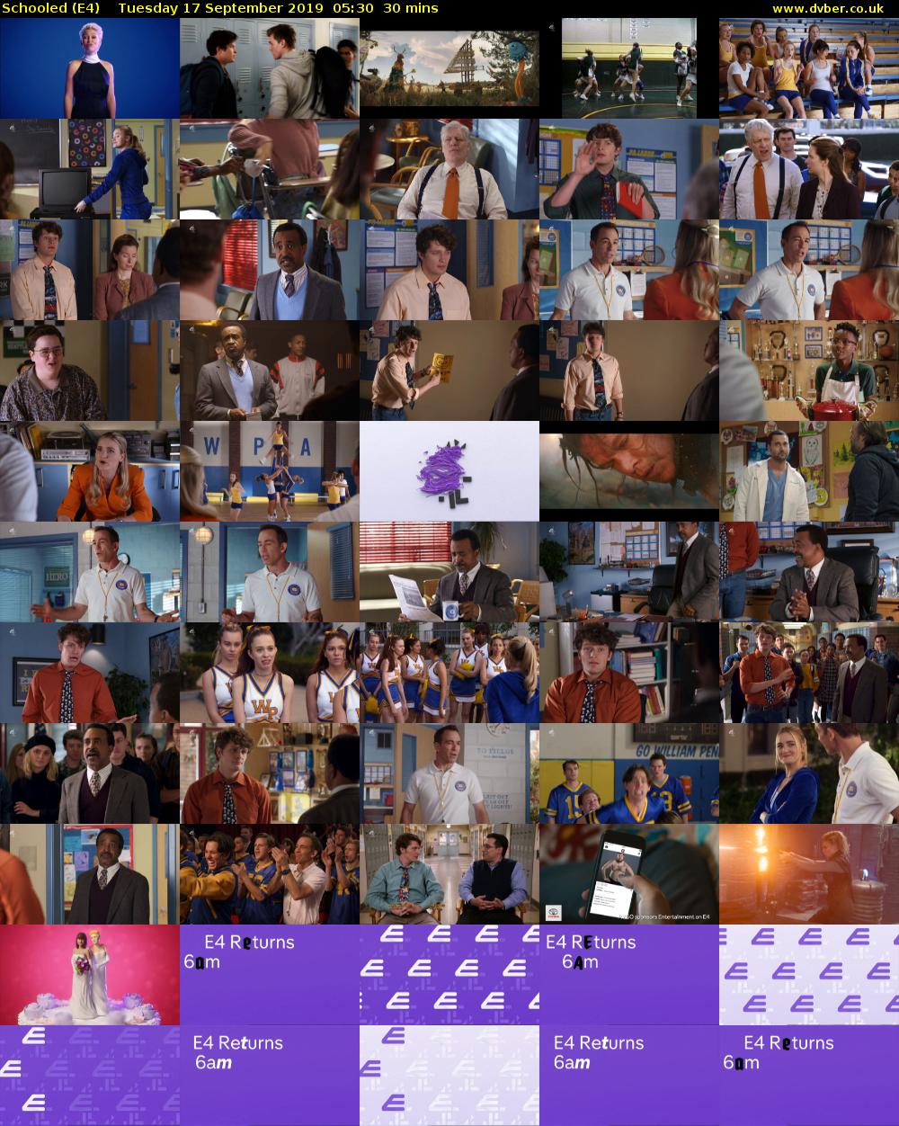 Schooled (E4) Tuesday 17 September 2019 05:30 - 06:00