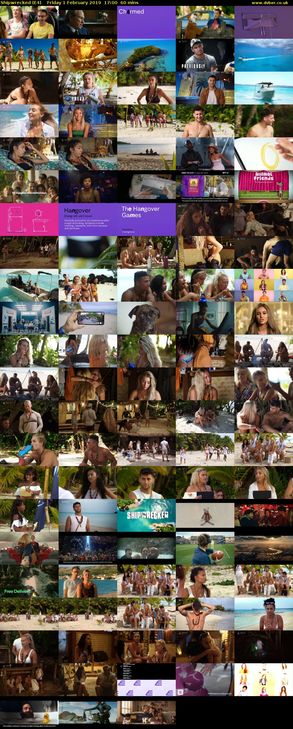 Shipwrecked (E4) Friday 1 February 2019 17:00 - 18:00