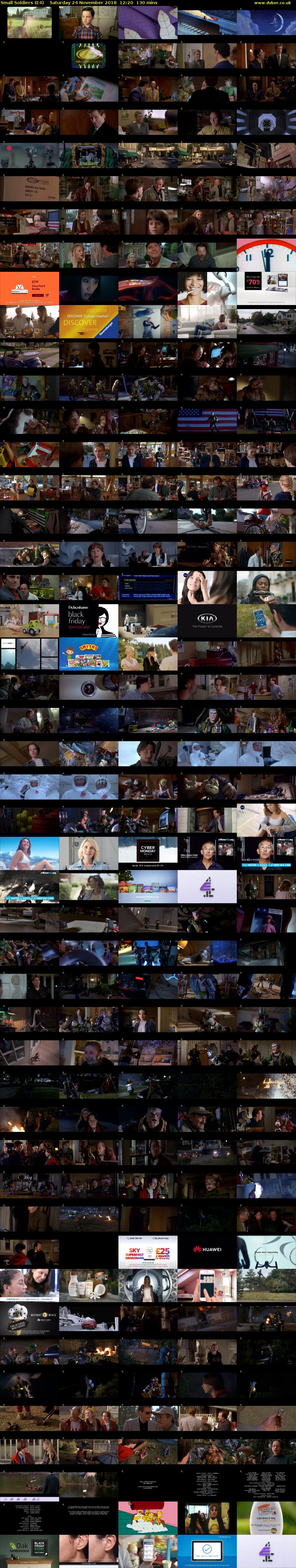 Small Soldiers (E4) Saturday 24 November 2018 12:20 - 14:30