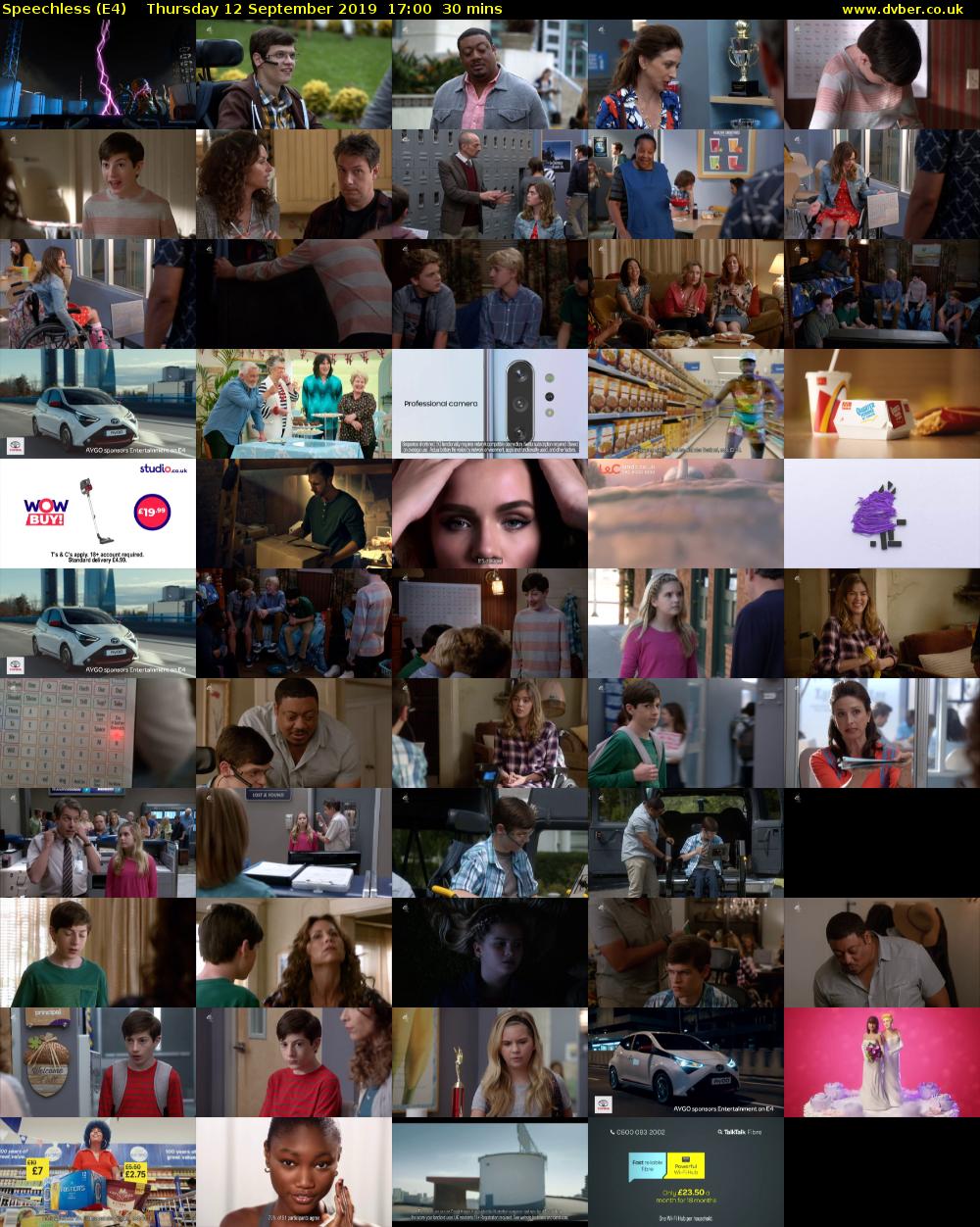 Speechless (E4) Thursday 12 September 2019 17:00 - 17:30