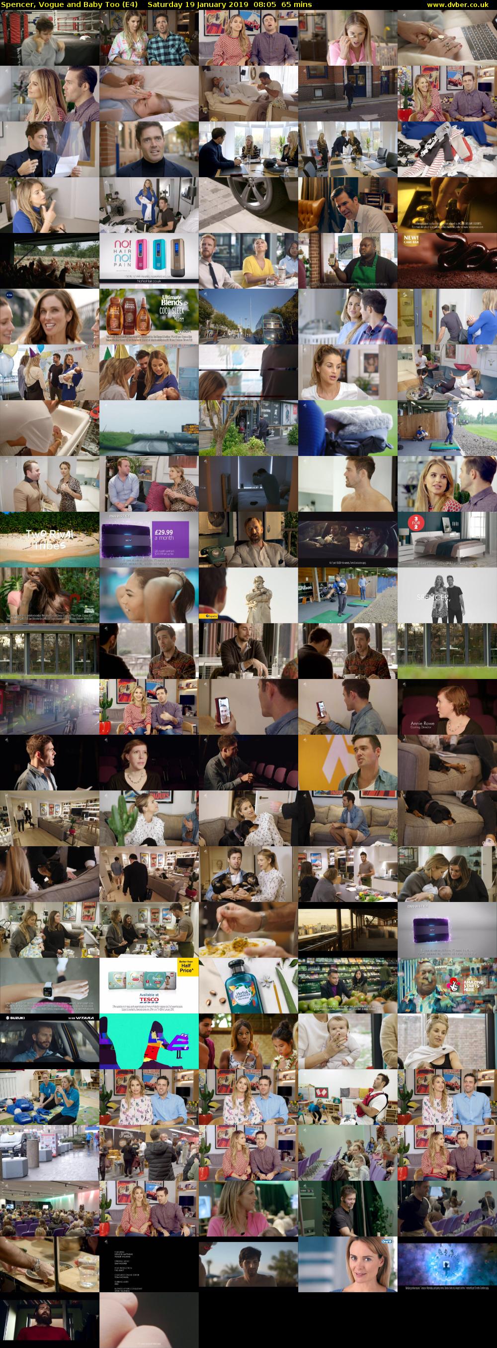 Spencer, Vogue and Baby Too (E4) Saturday 19 January 2019 08:05 - 09:10