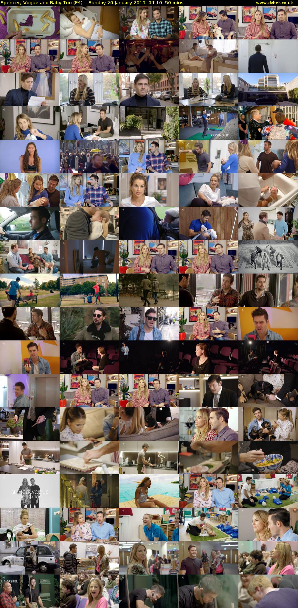 Spencer, Vogue and Baby Too (E4) Sunday 20 January 2019 04:10 - 05:00