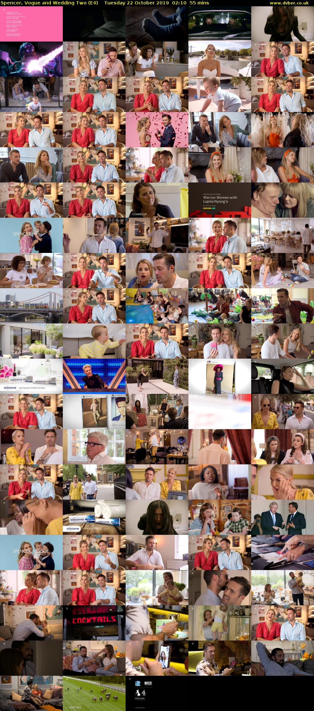 Spencer, Vogue and Wedding Two (E4) Tuesday 22 October 2019 02:10 - 03:05