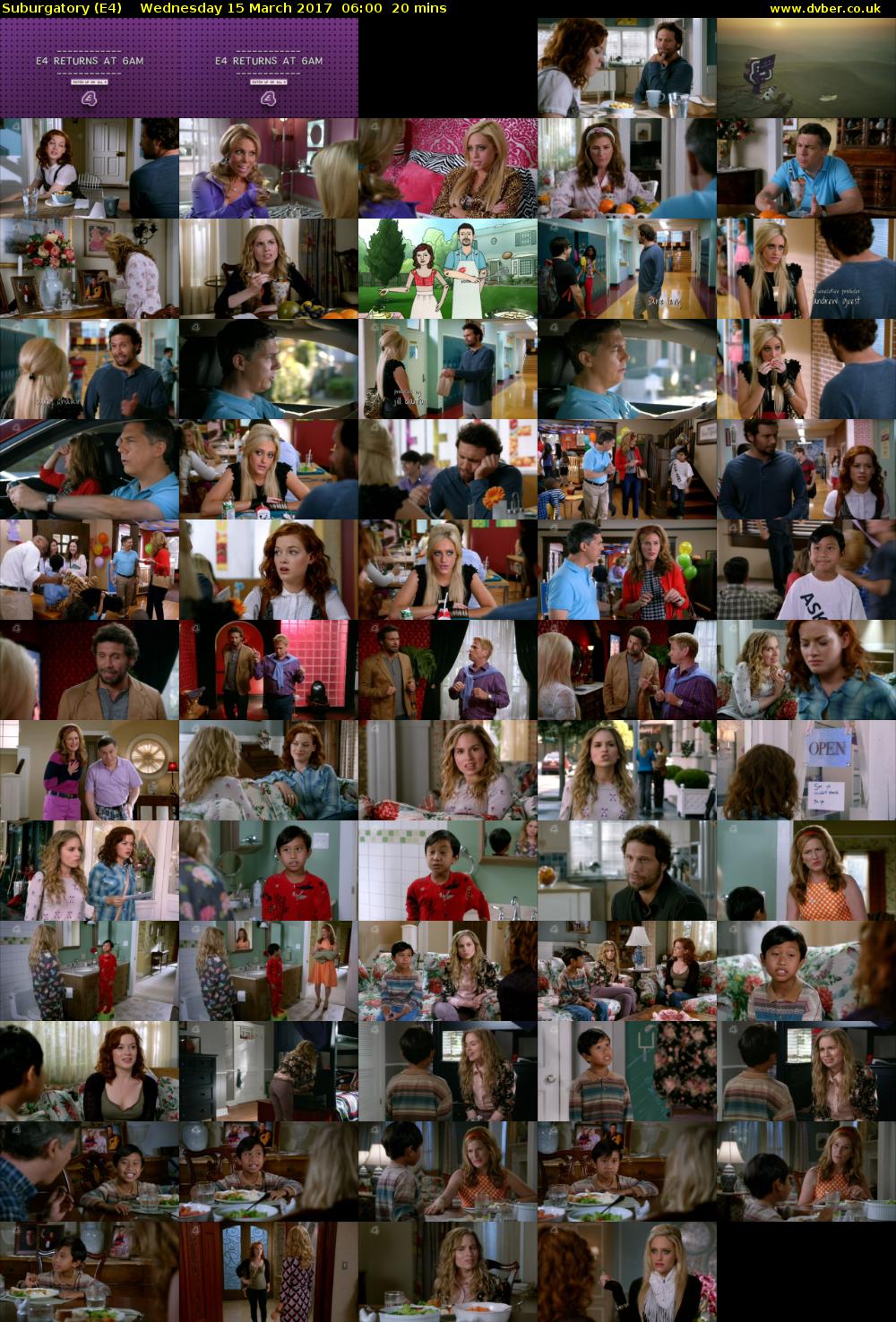Suburgatory (E4) Wednesday 15 March 2017 06:00 - 06:20