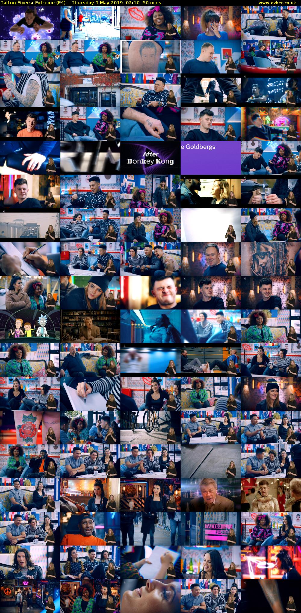 Tattoo Fixers: Extreme (E4) Thursday 9 May 2019 02:10 - 03:00