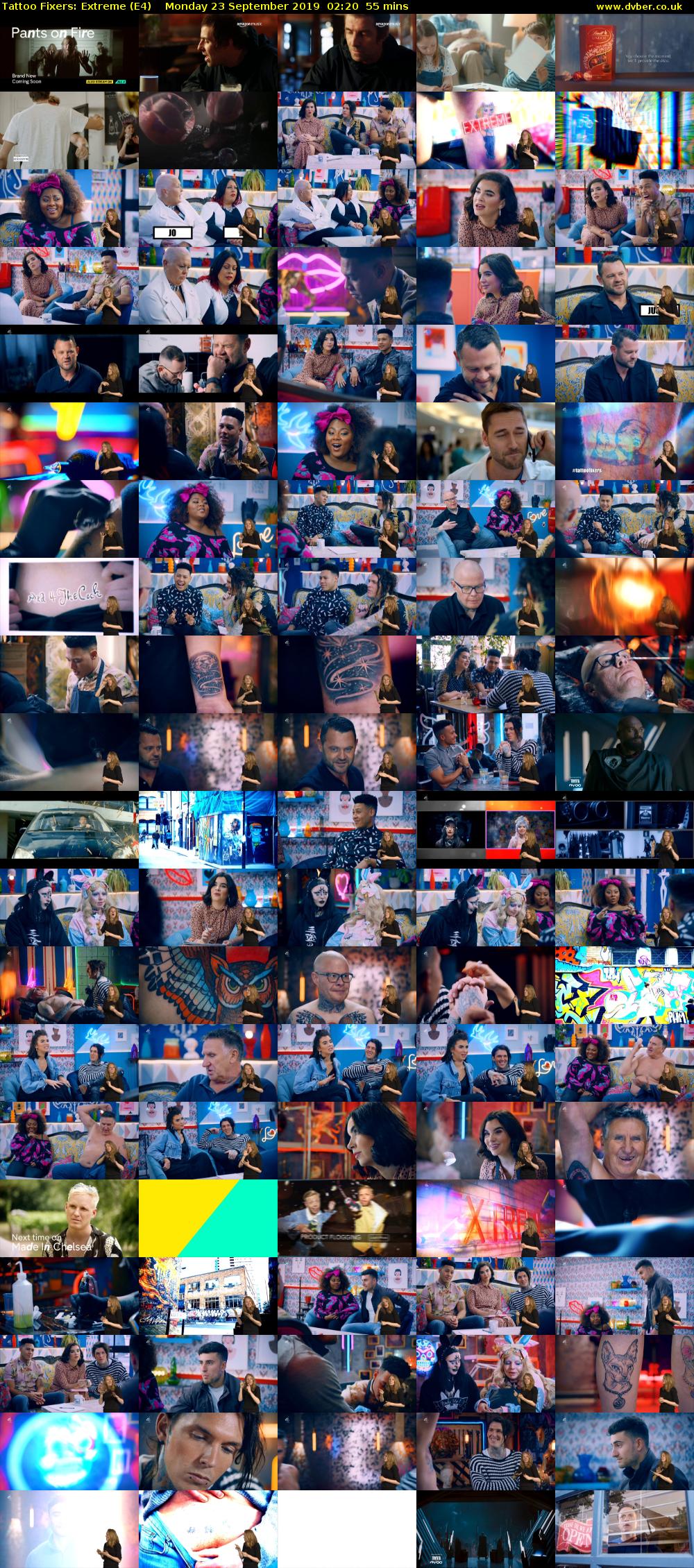 Tattoo Fixers: Extreme (E4) Monday 23 September 2019 02:20 - 03:15
