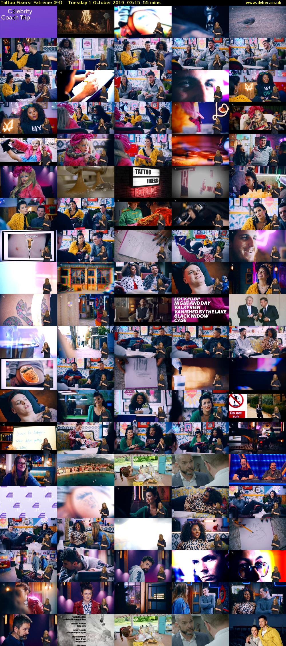 Tattoo Fixers: Extreme (E4) Tuesday 1 October 2019 03:15 - 04:10