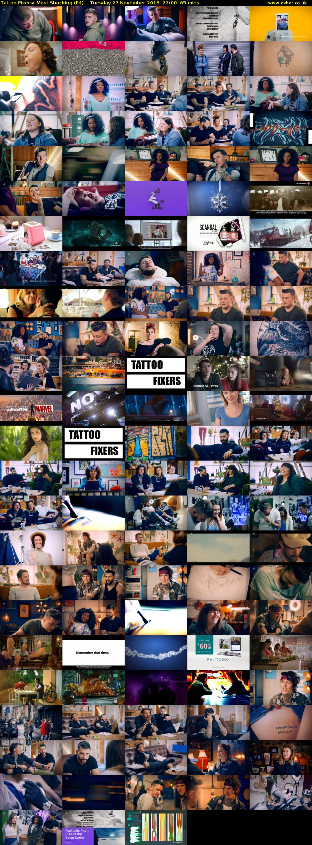 Tattoo Fixers: Most Shocking (E4) Tuesday 27 November 2018 22:00 - 23:05