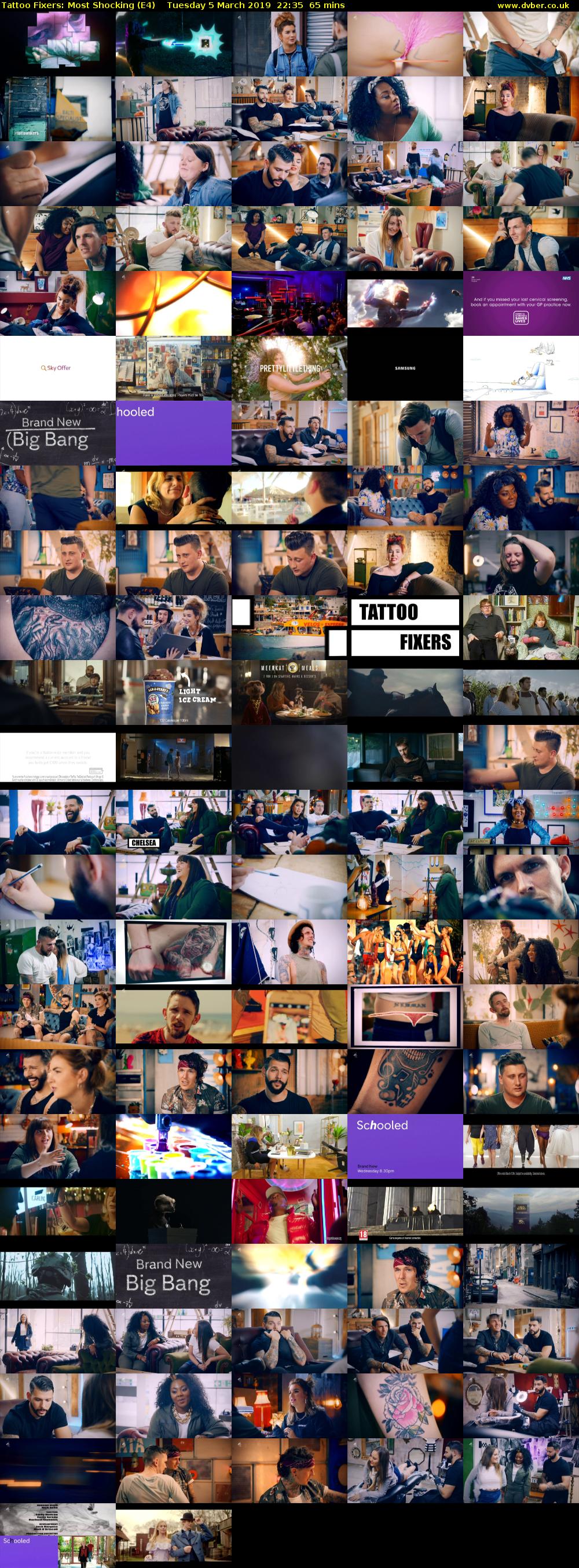 Tattoo Fixers: Most Shocking (E4) Tuesday 5 March 2019 22:35 - 23:40