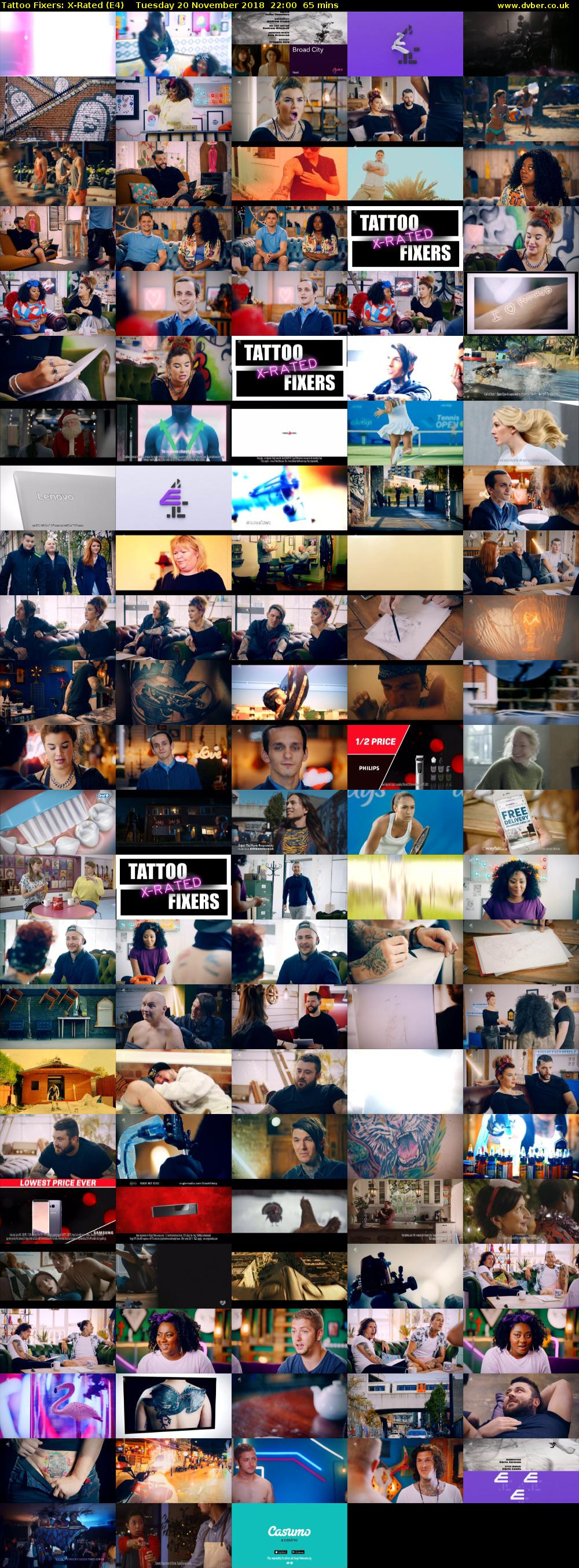 Tattoo Fixers: X-Rated (E4) Tuesday 20 November 2018 22:00 - 23:05