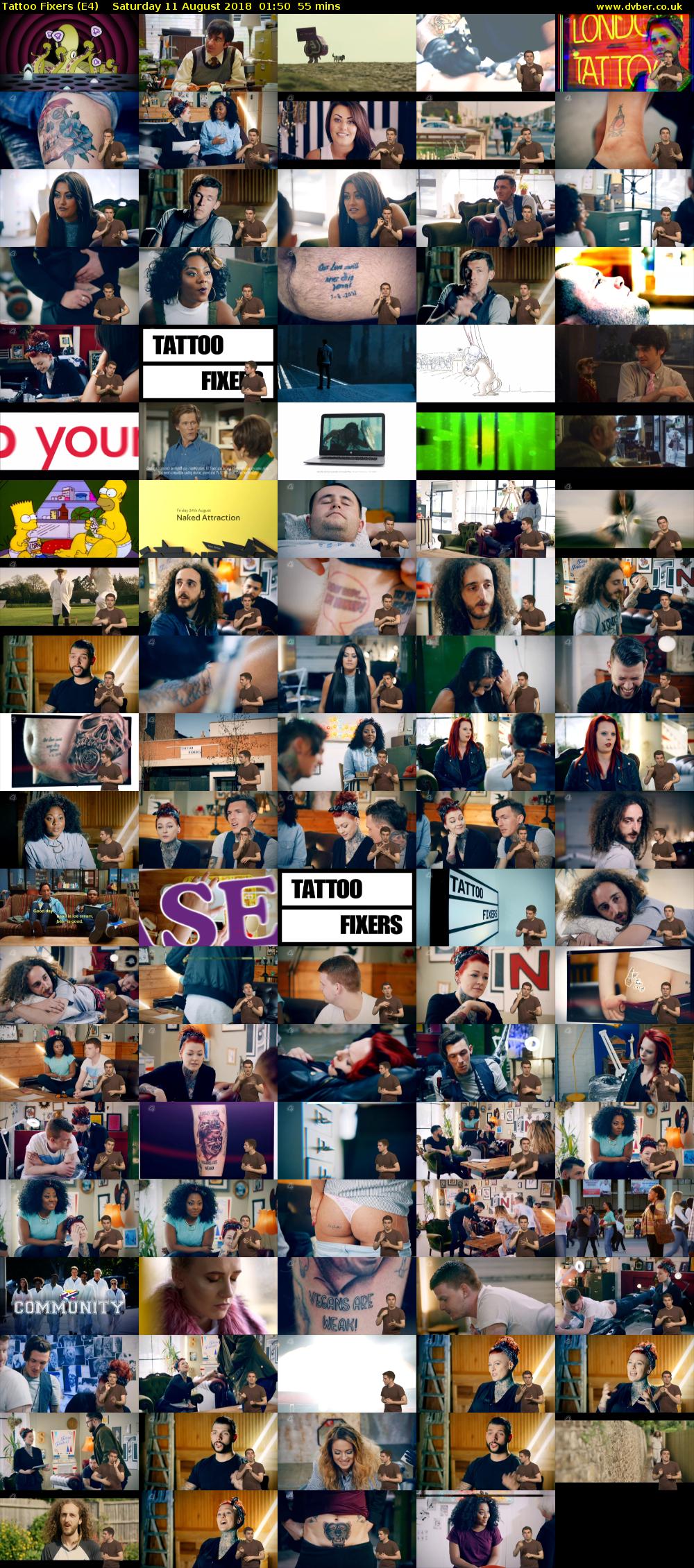 Tattoo Fixers (E4) Saturday 11 August 2018 01:50 - 02:45