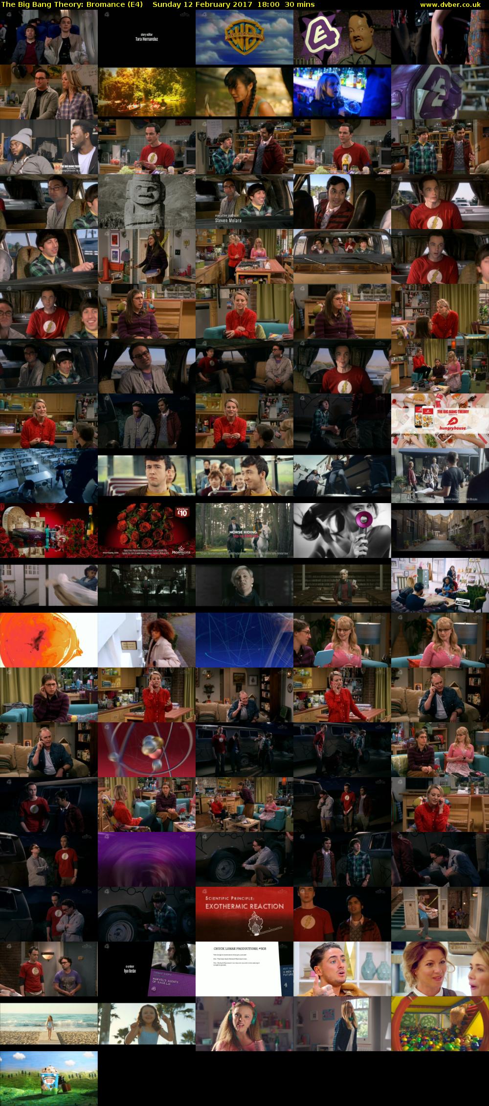 The Big Bang Theory: Bromance (E4) Sunday 12 February 2017 18:00 - 18:30