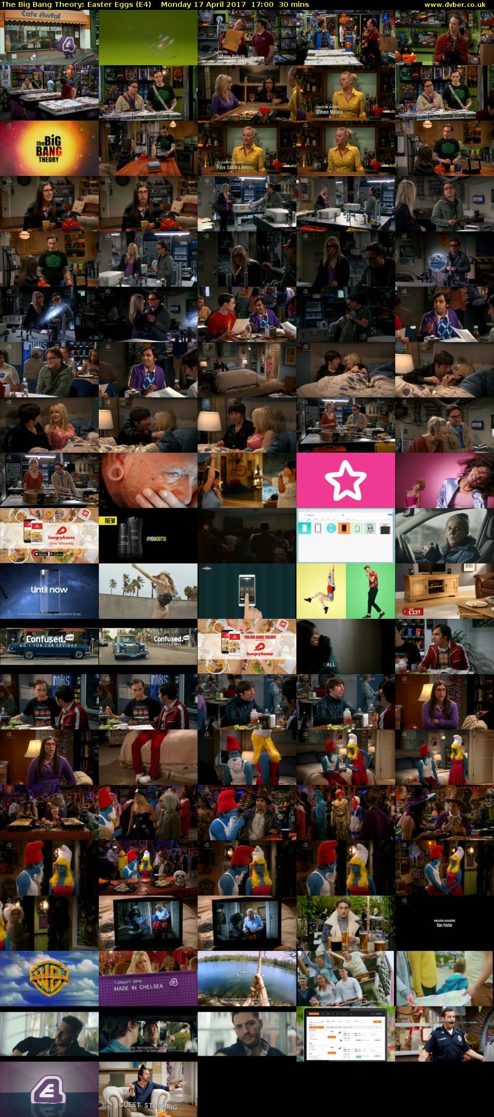 The Big Bang Theory: Easter Eggs (E4) Monday 17 April 2017 17:00 - 17:30