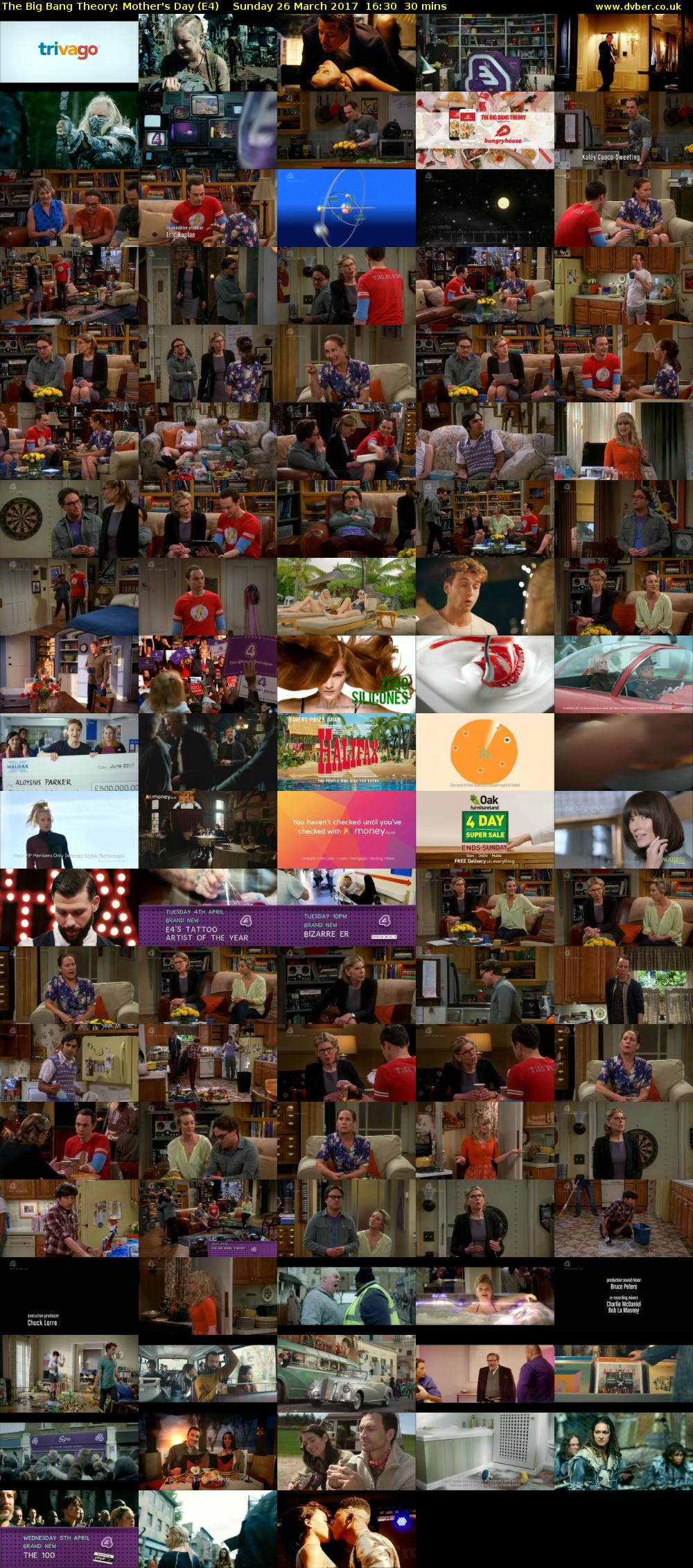 The Big Bang Theory: Mother's Day (E4) Sunday 26 March 2017 16:30 - 17:00