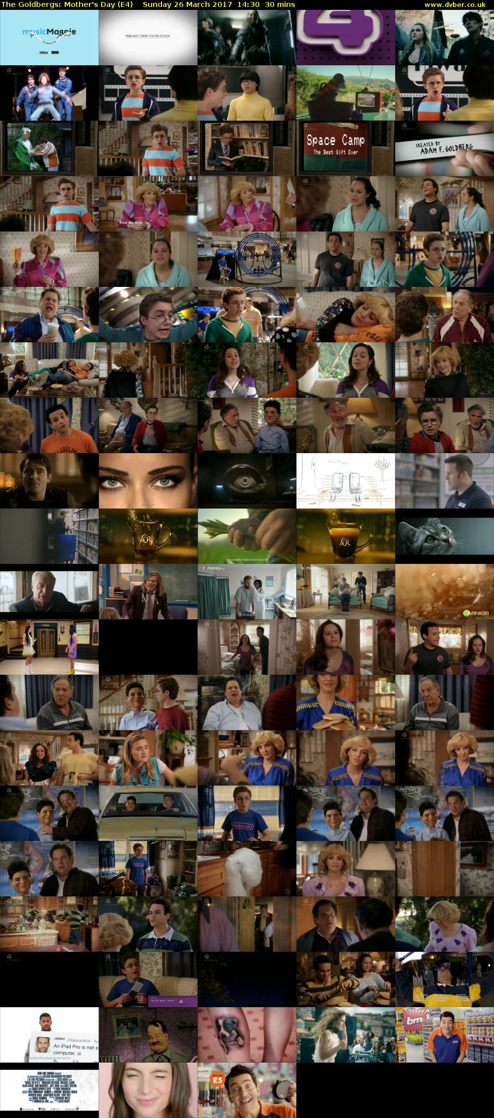 The Goldbergs: Mother's Day (E4) Sunday 26 March 2017 14:30 - 15:00