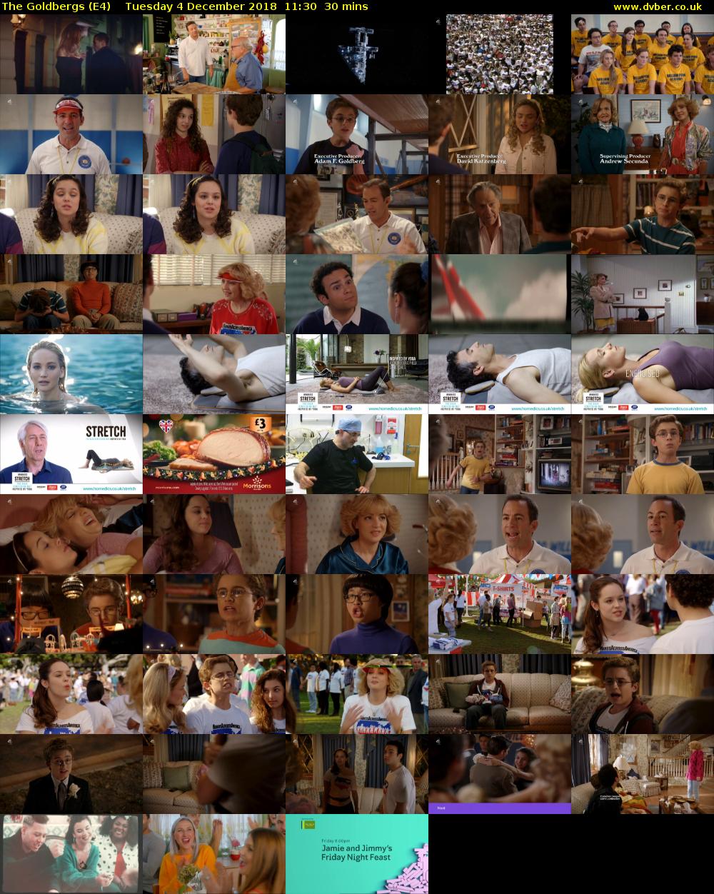 The Goldbergs (E4) Tuesday 4 December 2018 11:30 - 12:00