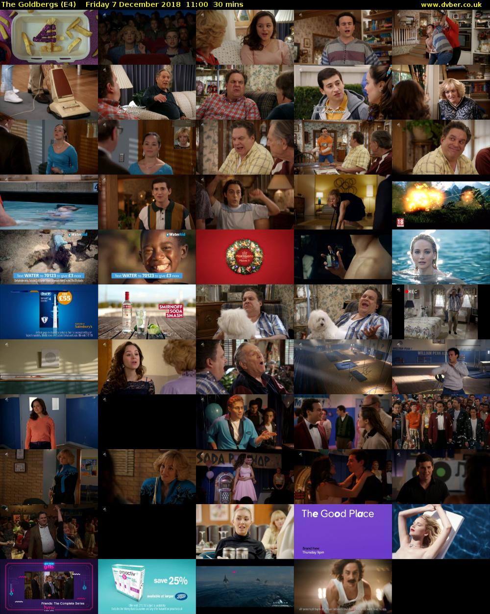 The Goldbergs (E4) Friday 7 December 2018 11:00 - 11:30