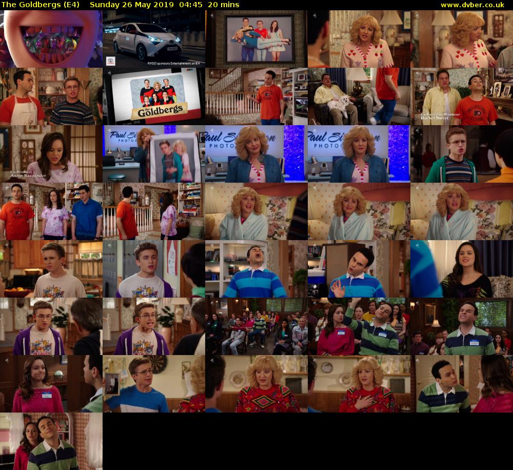 The Goldbergs (E4) Sunday 26 May 2019 04:45 - 05:05
