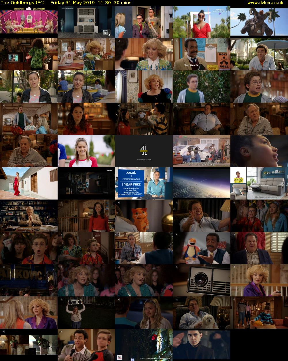 The Goldbergs (E4) Friday 31 May 2019 11:30 - 12:00