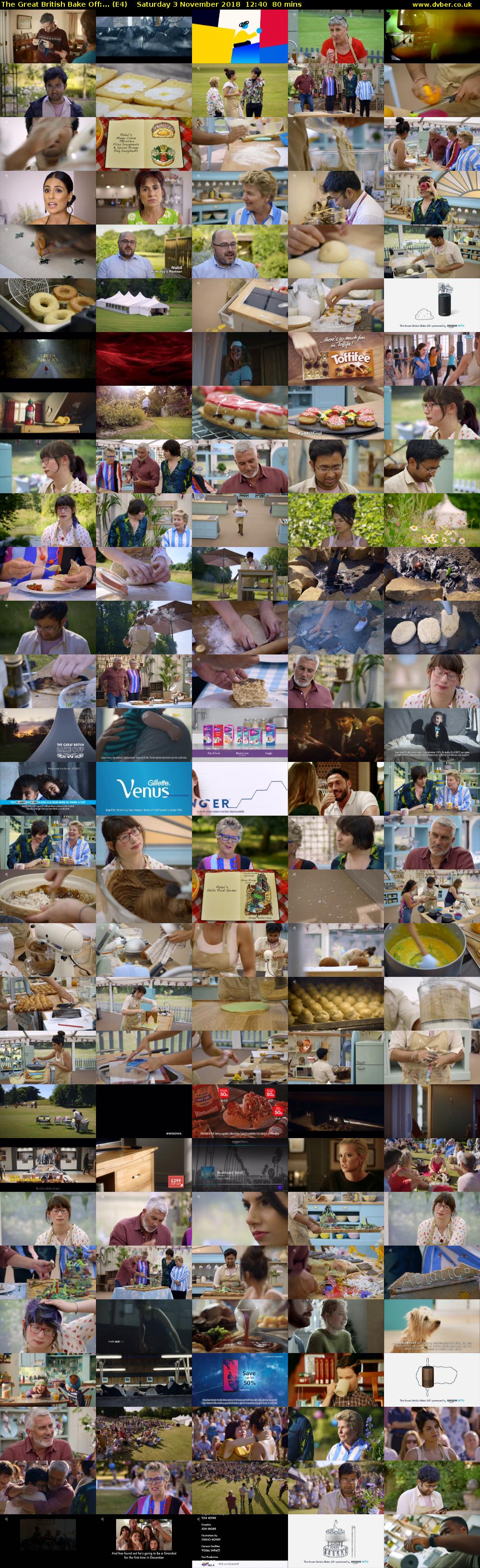 The Great British Bake Off:... (E4) Saturday 3 November 2018 12:40 - 14:00