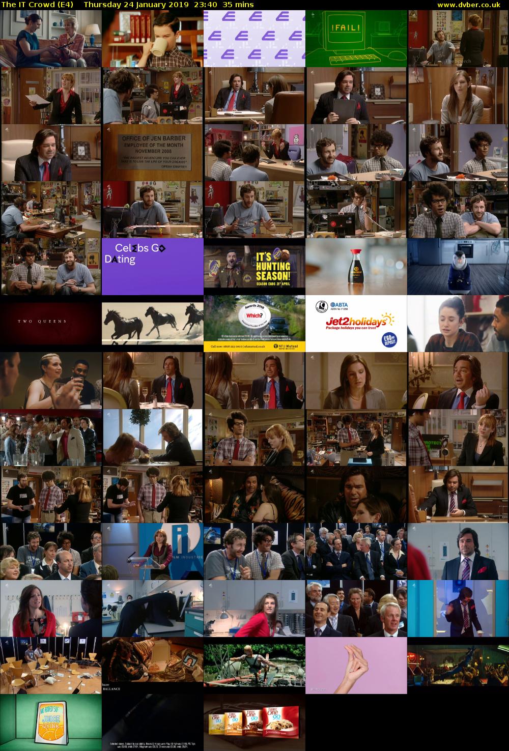 The IT Crowd (E4) Thursday 24 January 2019 23:40 - 00:15