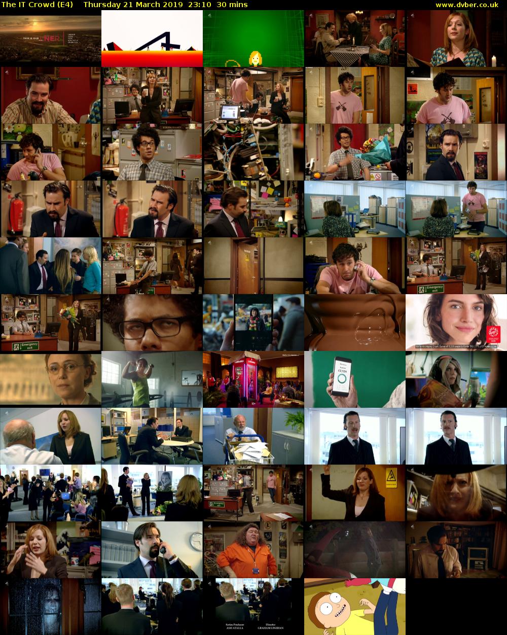 The IT Crowd (E4) Thursday 21 March 2019 23:10 - 23:40