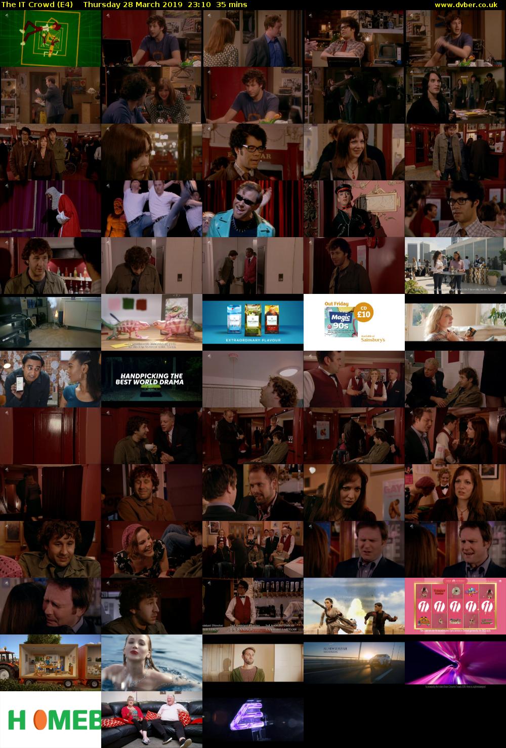 The IT Crowd (E4) Thursday 28 March 2019 23:10 - 23:45