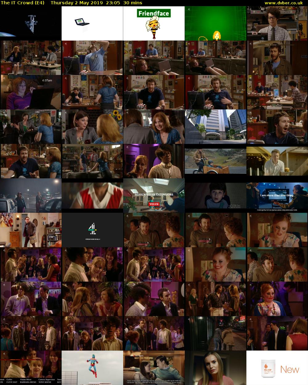 The IT Crowd (E4) Thursday 2 May 2019 23:05 - 23:35