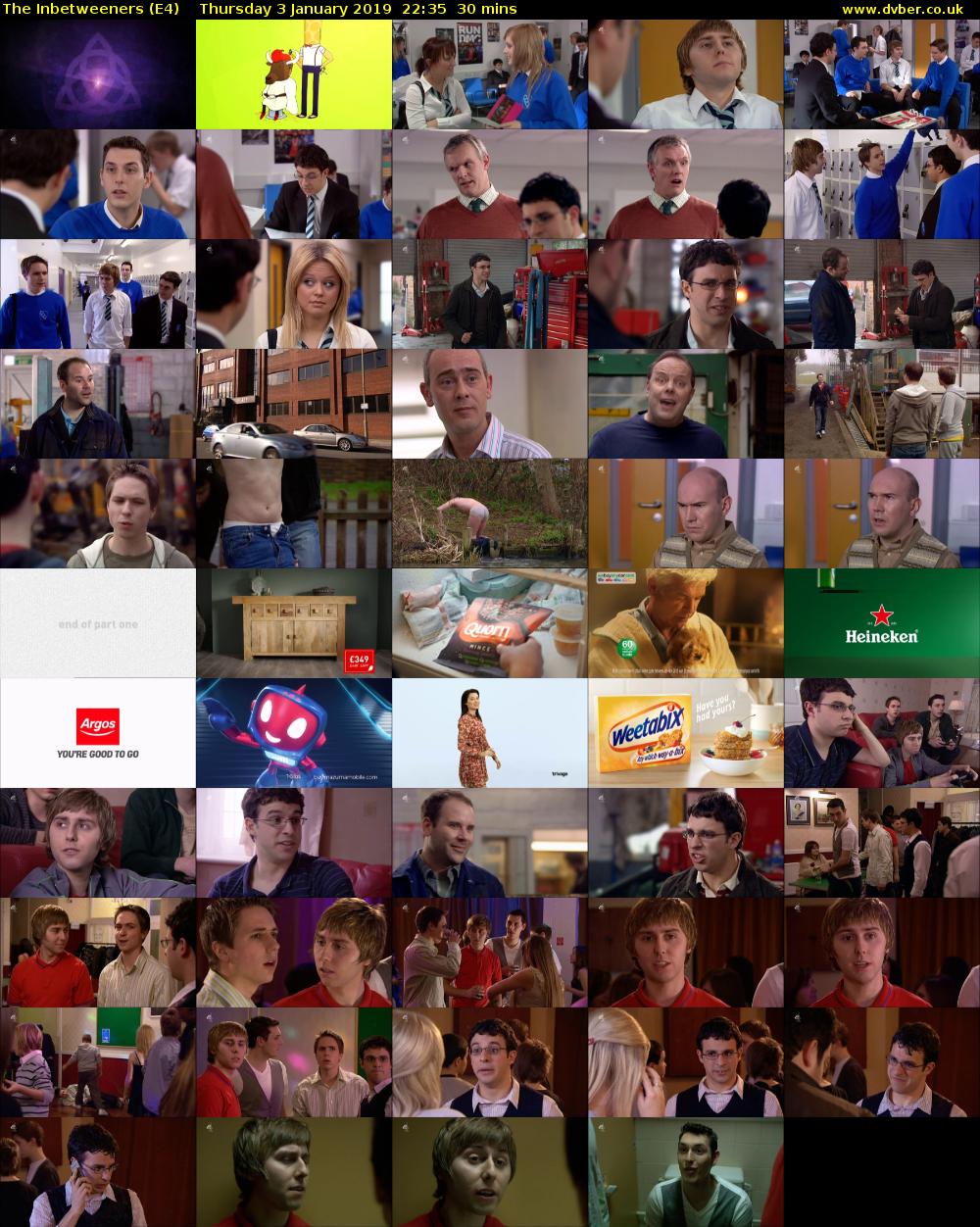 The Inbetweeners (E4) Thursday 3 January 2019 22:35 - 23:05