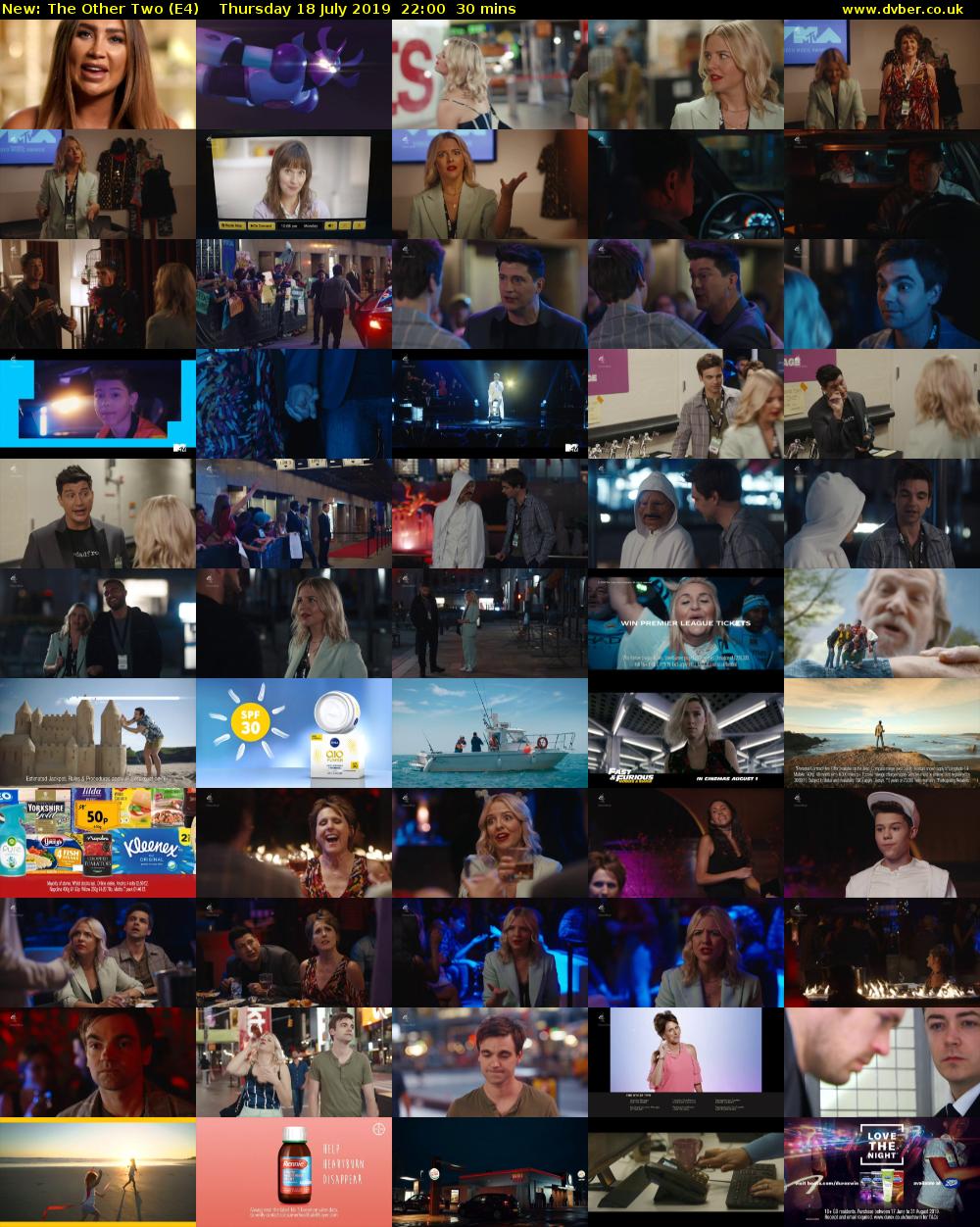 The Other Two (E4) Thursday 18 July 2019 22:00 - 22:30