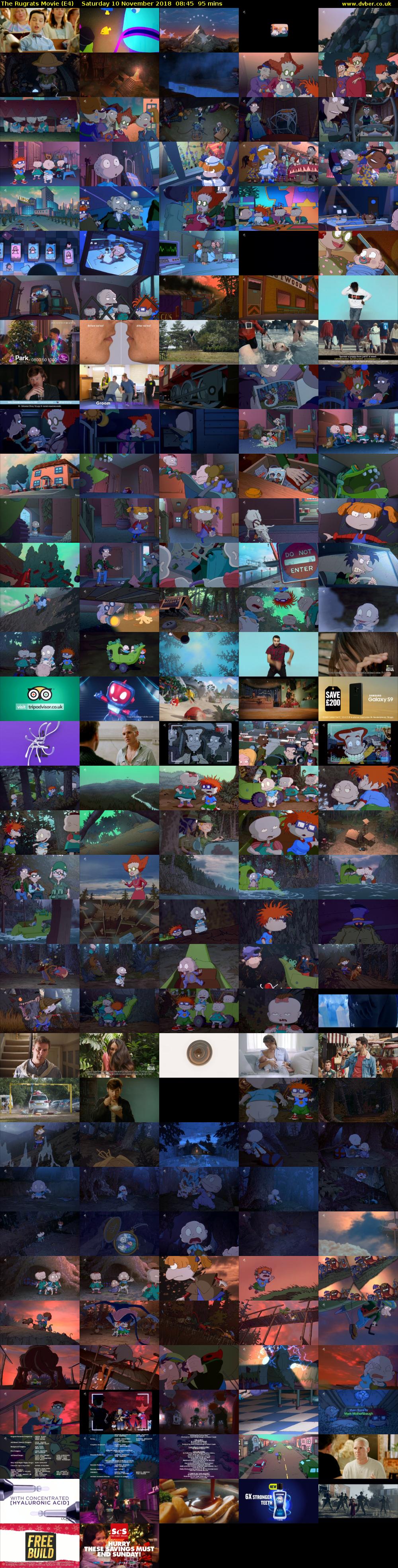 The Rugrats Movie (E4) Saturday 10 November 2018 08:45 - 10:20
