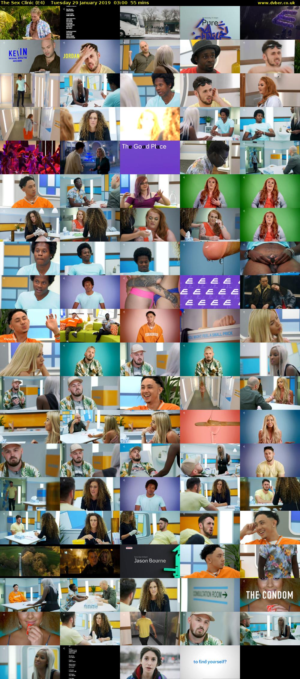 The Sex Clinic (E4) Tuesday 29 January 2019 03:00 - 03:55