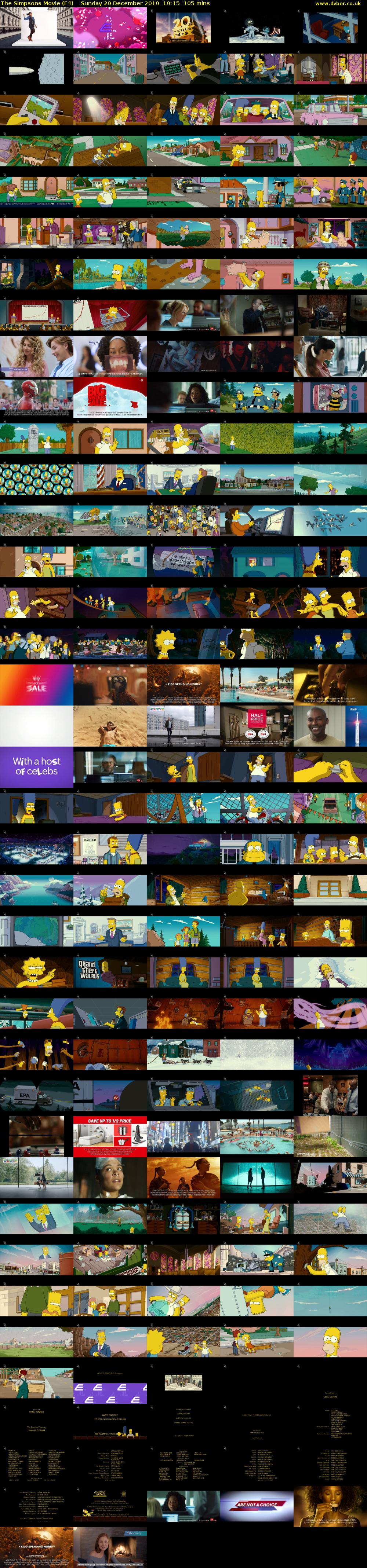 The Simpsons Movie (E4) Sunday 29 December 2019 19:15 - 21:00