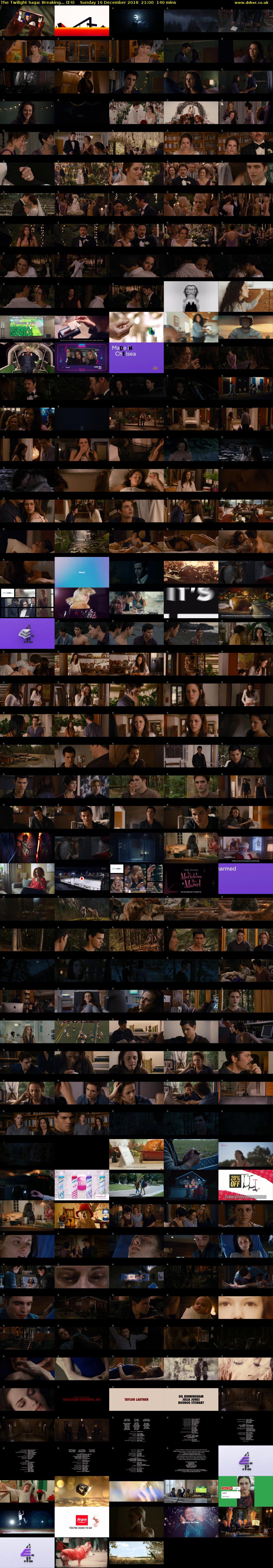 The Twilight Saga: Breaking... (E4) Sunday 16 December 2018 21:00 - 23:20