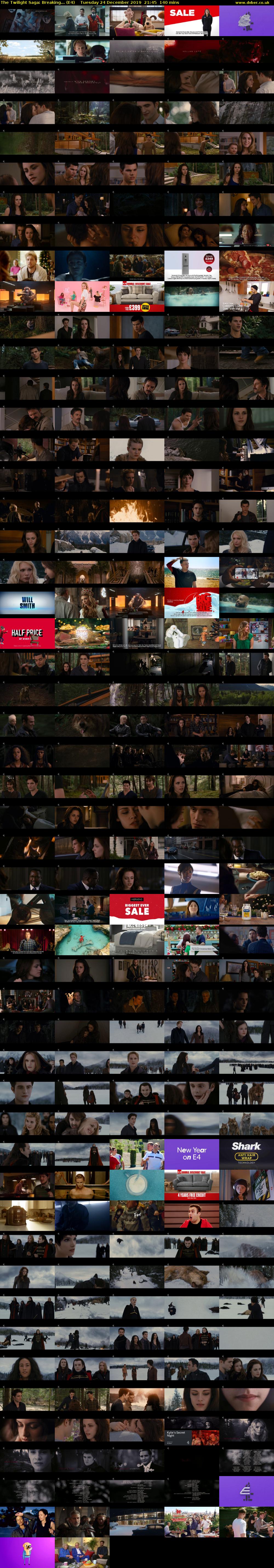 The Twilight Saga: Breaking... (E4) Tuesday 24 December 2019 21:45 - 00:05