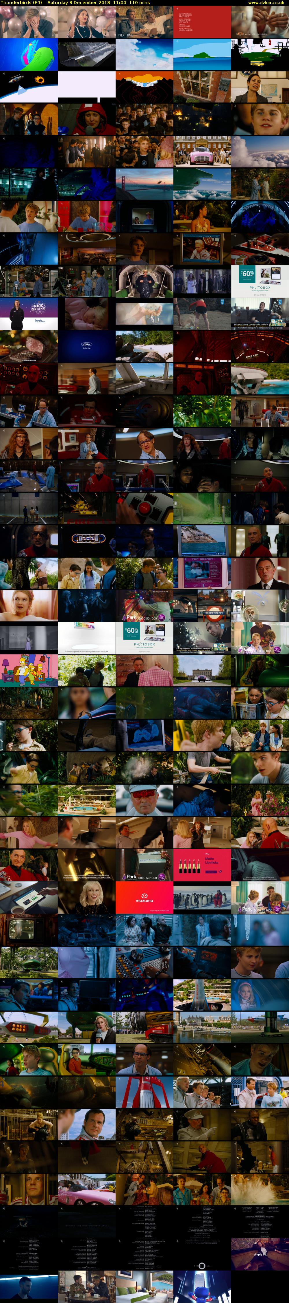 Thunderbirds (E4) Saturday 8 December 2018 11:00 - 12:50